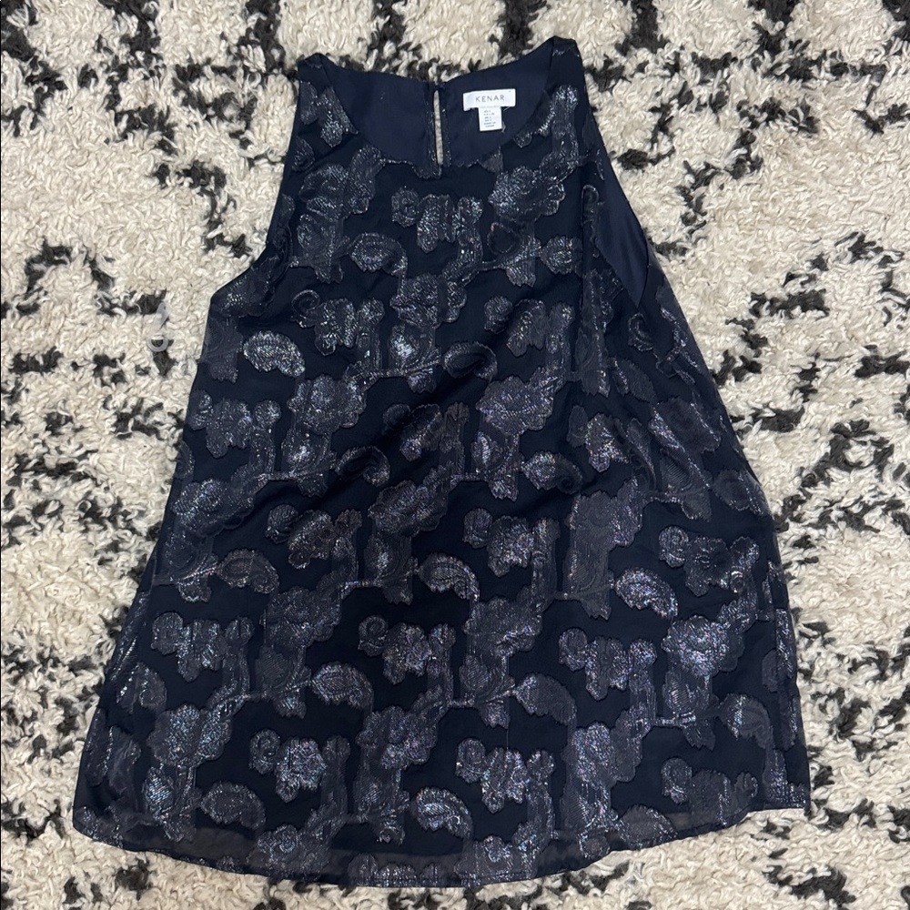 Kenar Black and Silver Blouse